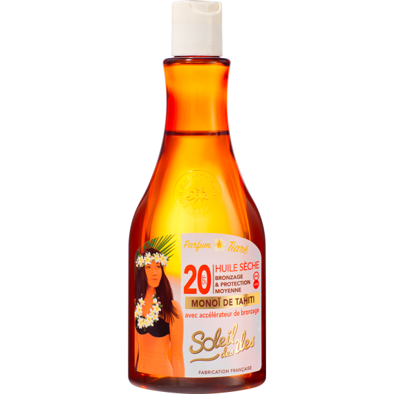 Huile sèche SPF 20 – Parfum des îles