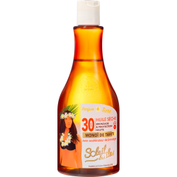 Huile sèche SPF 30 avec accélérateur de bronzage