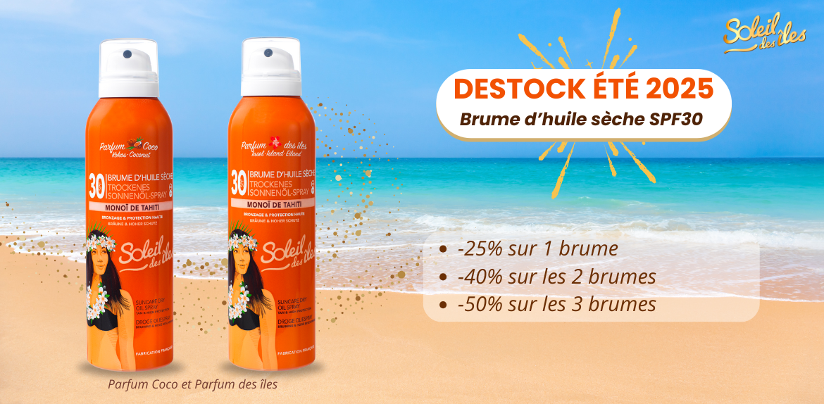Promo brume d'huile sèche