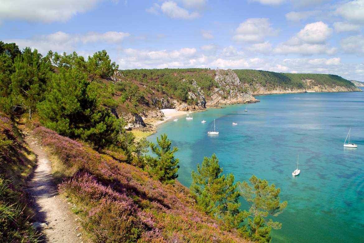 Plage de l'île Vierge, Crozon, Bretagne